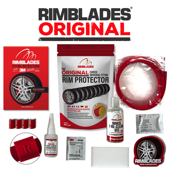 Rimblades® Original Complete Product Contents in Red