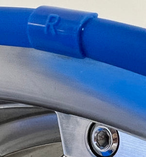 Rimblades® Blue Curved Rim Protector Joint Cover Fitted