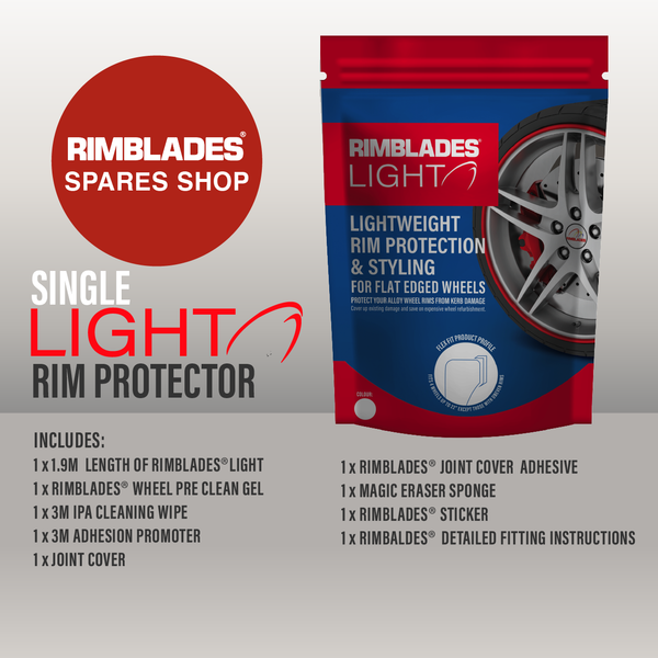 Rimblades® Light Alloy Wheel Rim Protectors Single Packaging in spares shop
