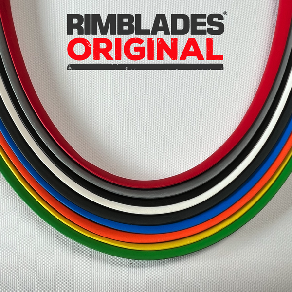 Rimblades® Original Logo with Nine Alloy Wheel Protectors in all available colours