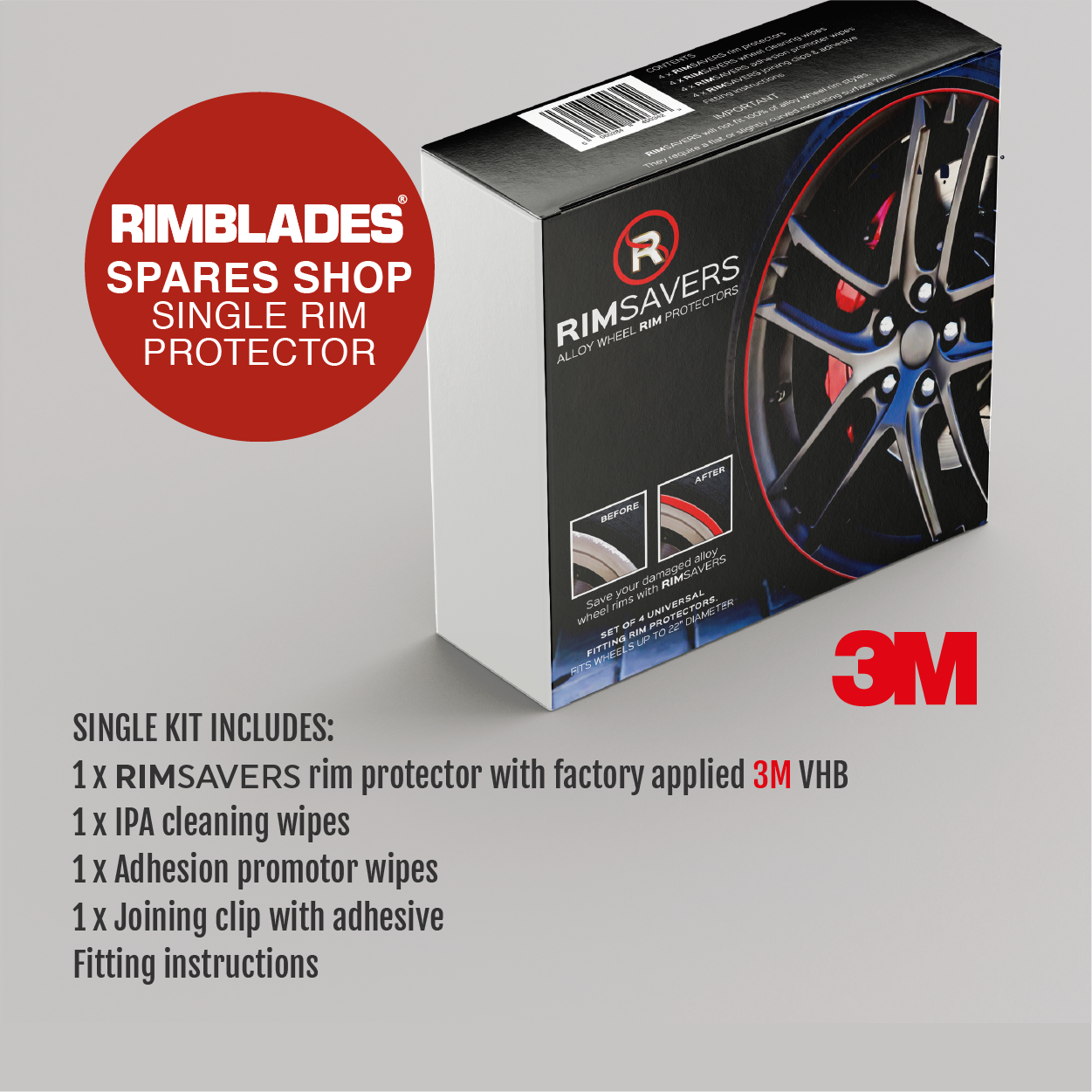 RIMBLADES Ultra Felgenschutz Felgenringe Rim Protector & Styling SILBER bis  22 Zoll 