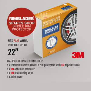Rimblades® Spares Shop - Trade Fit Flat Profile Single Pack and contents list