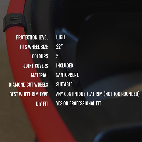 List of the features of Rimblades® Trade Fit Alloy Wheel Rim Protectors